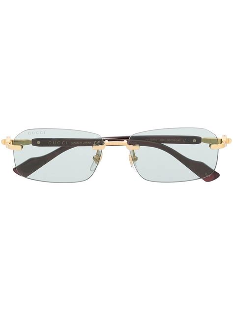 gucci glasses men optomotrist|Gucci rimless glasses for men.